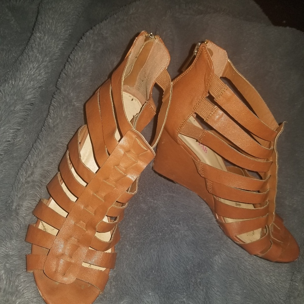 Strappy Wedges